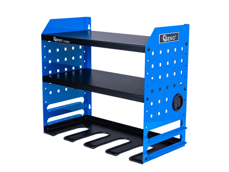 Metalowa 4-gniazdowa półka na elektronarzędzia