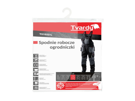 Spodnie robocze ogrodniczki TVARDY rozmiar L(52) (10)