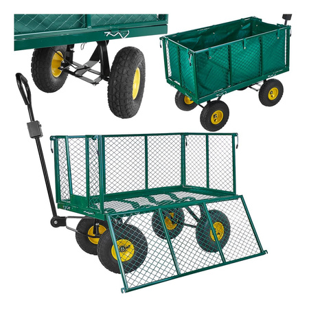 Wózek ogrodowy duży 220L 96x51x40cm