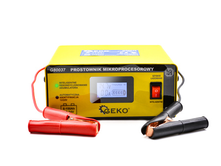 Prostownik mikroprocesorowy LCD 12/24V