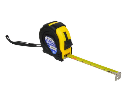 Miara gumowana zwijana stalowa z blokadą 5m x 19mm x 0,135mm GEKO