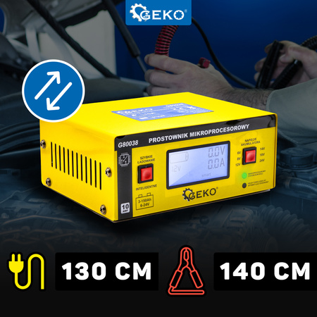 Prostownik mikroprocesorowy LCD 6/12/24V