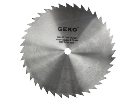 Tarcza do drewna 500x32x40T GEKO