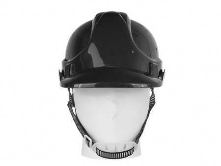 Kask ochronny budowlany BHP regulowany – czarny (50)