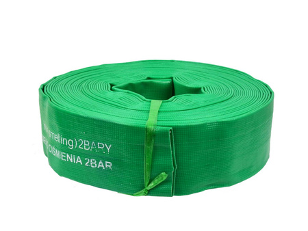 Wąż PCV 2" 19m zielony 2 BARY (bezzapachowy)