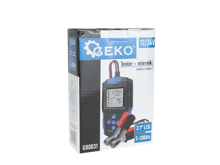 Tester – miernik LCD do sprawdzania akumulatorów 12/24V 3Ah-200Ah (30)