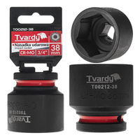 WYTRZYMAŁA NASADKA UDAROWA KRÓTKA 3/4" 38mm CR-MO TVARDY