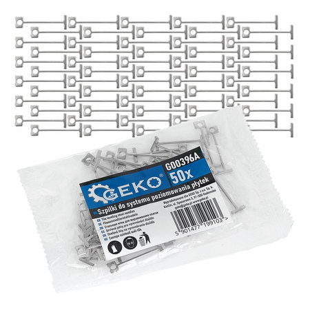 Szpilki wymienne do systemu poziomowania płytek 50szt