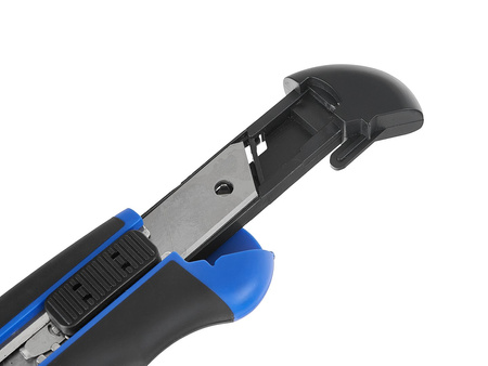 Nożyk do tapet z ostrzem łamanym 18x0,5mm, 6 ostrzy Softgrip GEKO