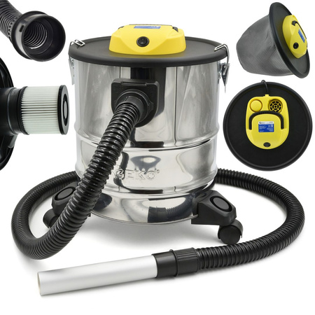 Odkurzacz do popiołu 20L 1200W na kółkach