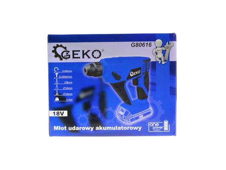 Młot udarowy akumulatorowy 18V Li-ion