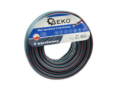 Wąż ogrodowy 4 Warstwowy 3/4" 30m GEKO