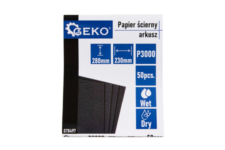 Papier ścierny wodny – arkusz 230x280mm P3000 (50/1000)