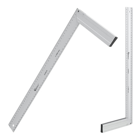 KĄTOWNIK STOLARSKI BUDOWLANY 500MM ALUMINIOWY