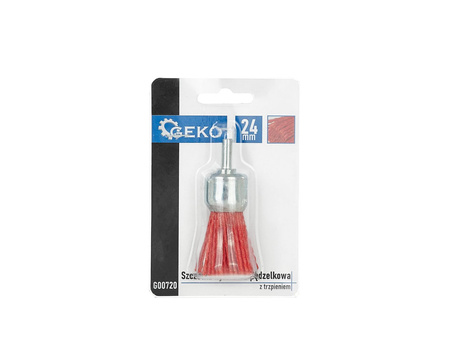 Szczotka druciana pędzelkowa nylon trzpień  24mm (200)