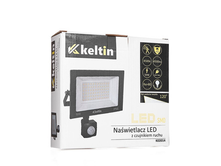 Naświetlacz LED 50W z czujnikiem ruchu – barwa biała neutralna 4500K (20)