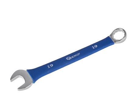 Klucze płasko-oczkowe polerowane z gumowym uchwytem AntiSlip 6-32mm 12el. CRV (4)