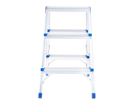 Drabina aluminiowa 3-stopniowa dwustronna 150kg