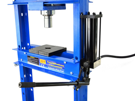 #Prasa hydrauliczna 20T z manometrem i pompą nożną(1/3cz.)
