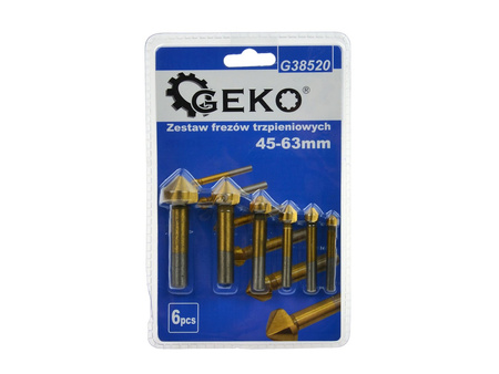 Zestaw frezów trzpieniowych 45-63mm 6el.