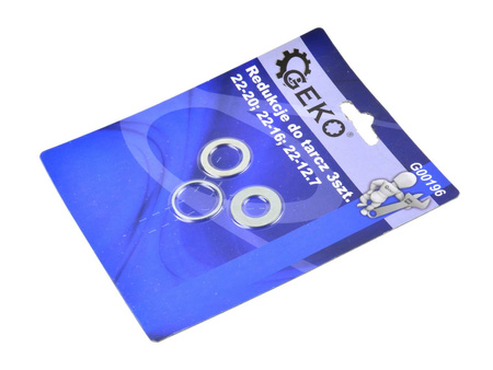 Redukcje do tarcz 3szt.(22/20mm; 22/16mm; 22/12,7mm)