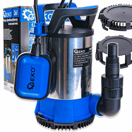 Pompa z pływakiem płytkossąca do wody czystej i brudnej 3w1 550W