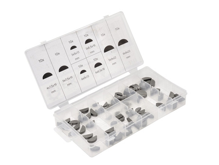 Zestaw klinów półokrągłych 80szt. (20)