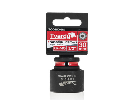 WYTRZYMAŁA NASADKA UDAROWA KRÓTKA 1/2" 30mm CR-MO TVARDY