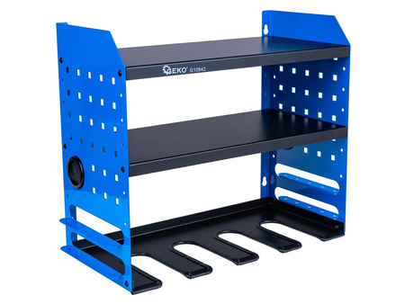 Metalowa 4-gniazdowa półka na elektronarzędzia