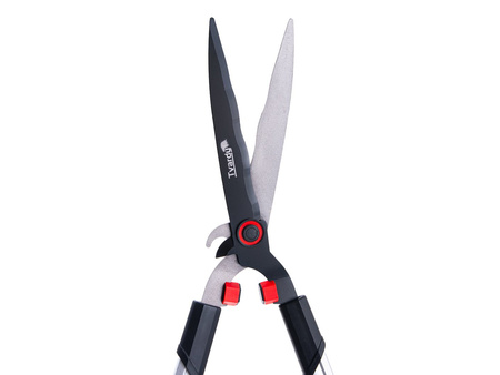 Sekator teleskopowy do gałęzi z przekładnią i ostrzem mijającym 730-970mm 65Mn PTFE