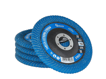 Tarcza listkowa CYRKON 125mm P80 do szlifowania spawów i krawędzi