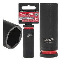 WYTRZYMAŁA NASADKA UDAROWA DŁUGA 1/2" 19mm CR-MO TVARDY