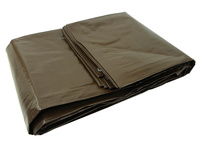 Plandeka 8x12m extra gruba/brązowa 200g +/-10%