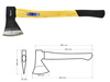 Siekiera PROFI 1250G 24" drewniany trzonek GEKO