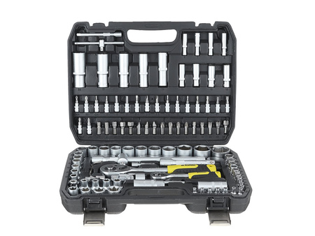 Komplet kluczy nasadowych 108el. 1/4" & 1/2"