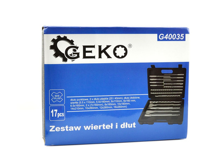 Zestaw wierteł i dłut SDS Plus 17el.(4)