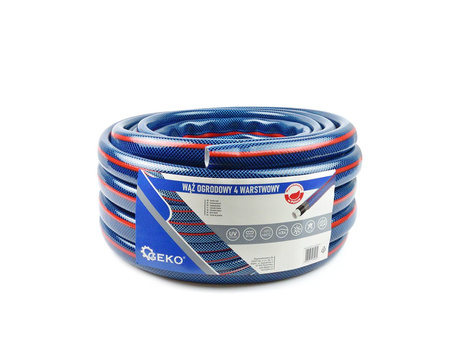 Wąż ogrodowy 4 Warstwowy 1" 20m GEKO NEW (60)