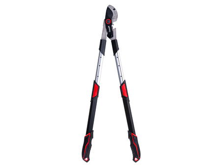 Sekator teleskopowy do gałęzi z przekładnią i ostrzem mijającym 730-970mm 65Mn PTFE