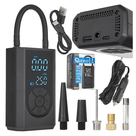 Kompresor rowerowy/samochodowy 4000mAh 84W