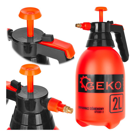 Opryskiwacz ciśnieniowy pomarańczowy 2L