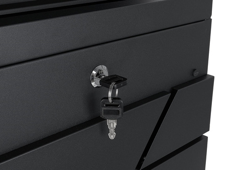 Skrzynka na listy 36,7x37x10cm /Antracyt