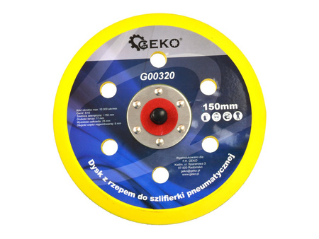Dysk z rzepem do szlifierki pneumatycznej 150 mm
