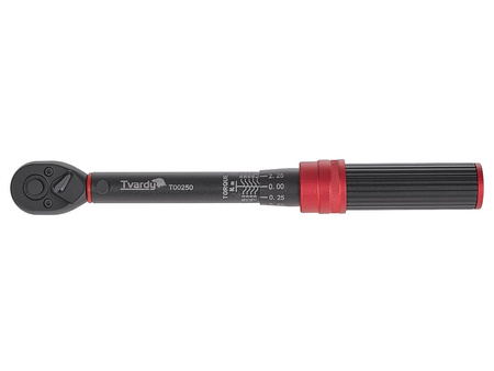 Klucz dynamometryczny 1/4" 5-25Nm TVARDY (20)
