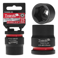 WYTRZYMAŁA NASADKA UDAROWA KRÓTKA 3/4" 25mm CR-MO TVARDY