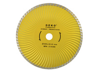 Tarcza diamentowa 230mm x 22,23mm turbo Plus GEKO PROFI