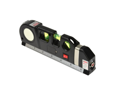 Poziomica laserowa z miarą 2,5m
