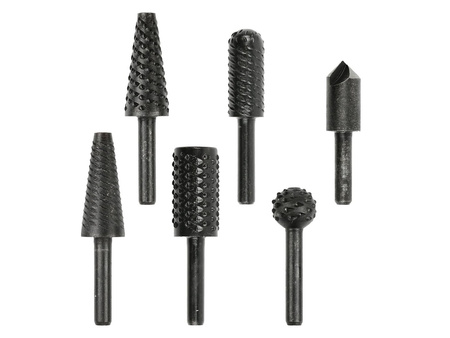 Zestaw frezów trzpieniowych do metalu i drewna 6mm 6el. (60)