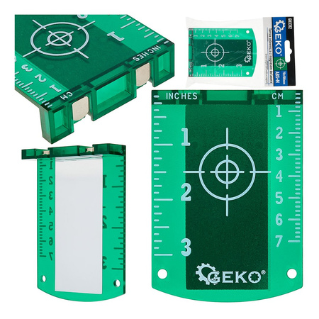 MAGNETYCZNA TARCZKA CELOWNICA DO LASERA KRZYŻOWEGO POZIOMICY LASEROWEJ GEKO