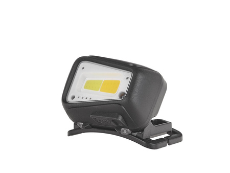 Latarka czołowa z czujnikiem ruchu LED COB 8W (5W+3W) 1800mAh 520lm IP44 (100)