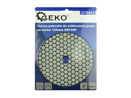 Tarcza polerska do szlifowania gresu na sucho 125mm GR1500 (5/25/250)